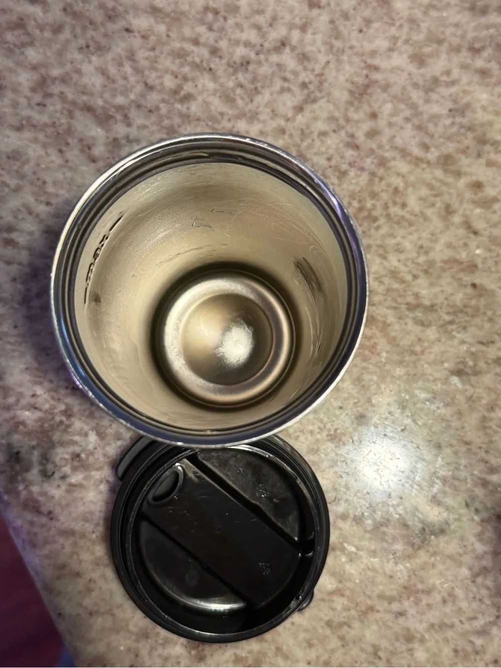 Nespresso Ribbed Stainless Travel Tumbler - Silver & Black